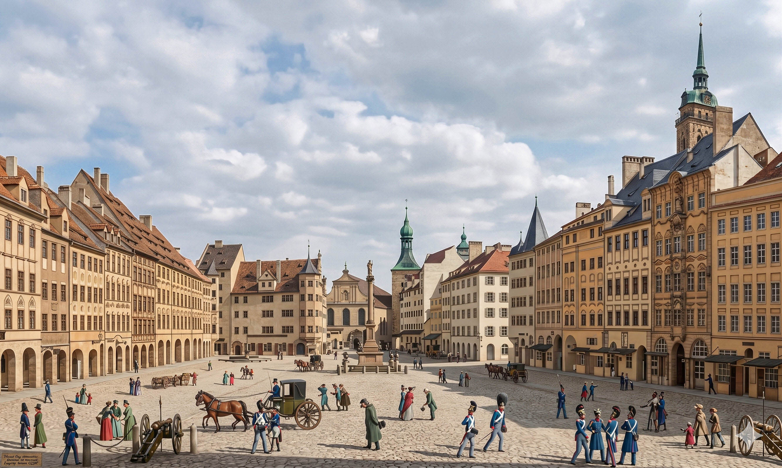 Der Marienplatz 1825