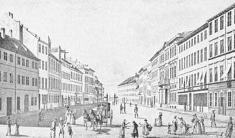 Kraus Gustav - Die Prannerstraße von der Promenadestraße gegen das Maxtor