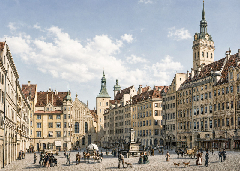 Marienplatz cs. 1840