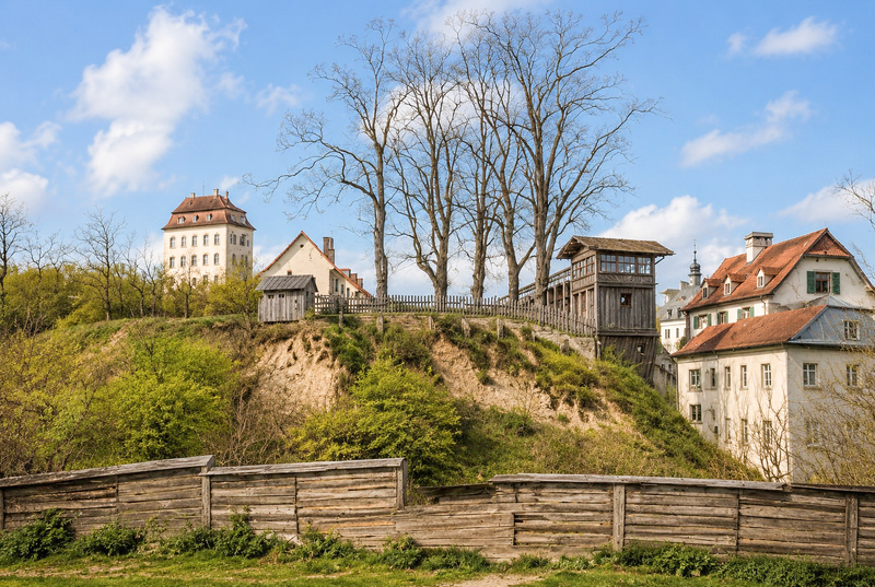 Geisterschlößl und Rockerl von der Winterstraße aus 1884