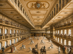 Das „Tournier-Haus“ an Stelle des heutigen Hofgartenbazars