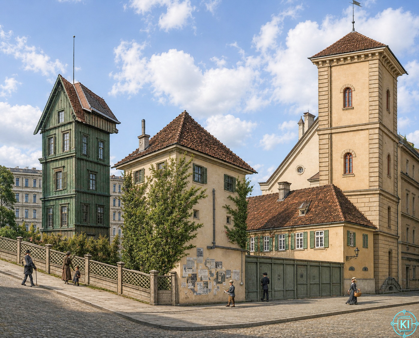 Turmes der alten Befestigung