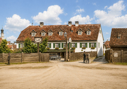 Lohnkutscher Krenkl-Haus, Ecke Schiller- und Bayerstraße. 1850