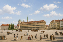Der Dultplatz mit dem Maxtor