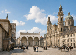 Der Platz vor der Feldherrnhalle