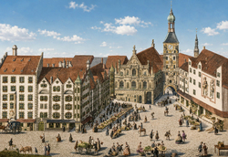 Der Kräutelmarkt ca. 1730