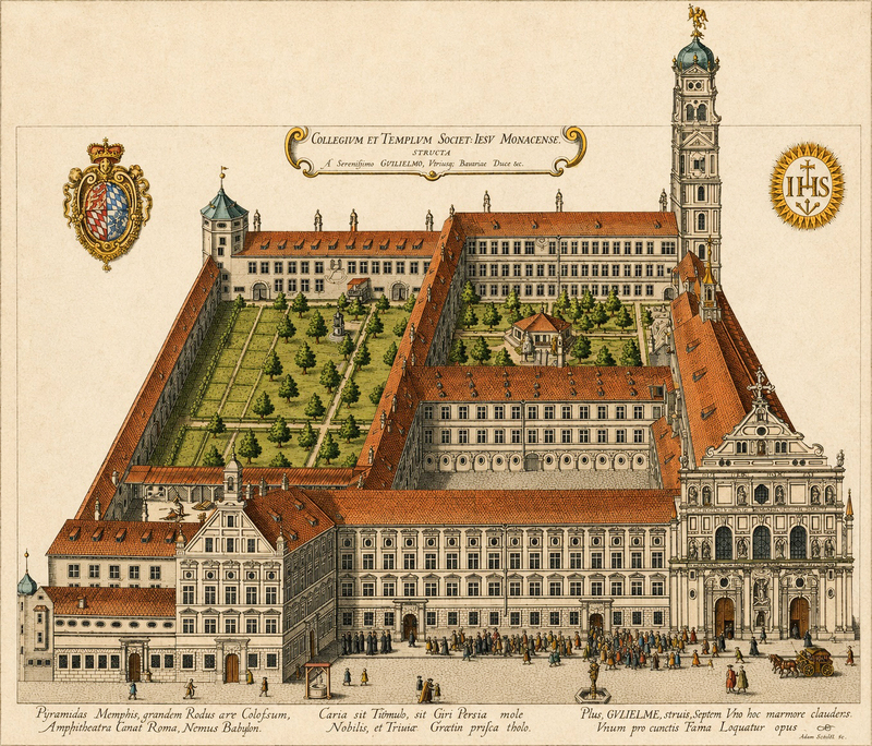 Die St. Michaelskirche des Jesuiten-Kollegium um 1600