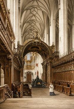 Gail W. – Innere der Frauenkirche vor der Restaurierung in den 60er Jahren