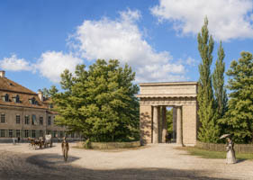 Portal des botanischen Gartens