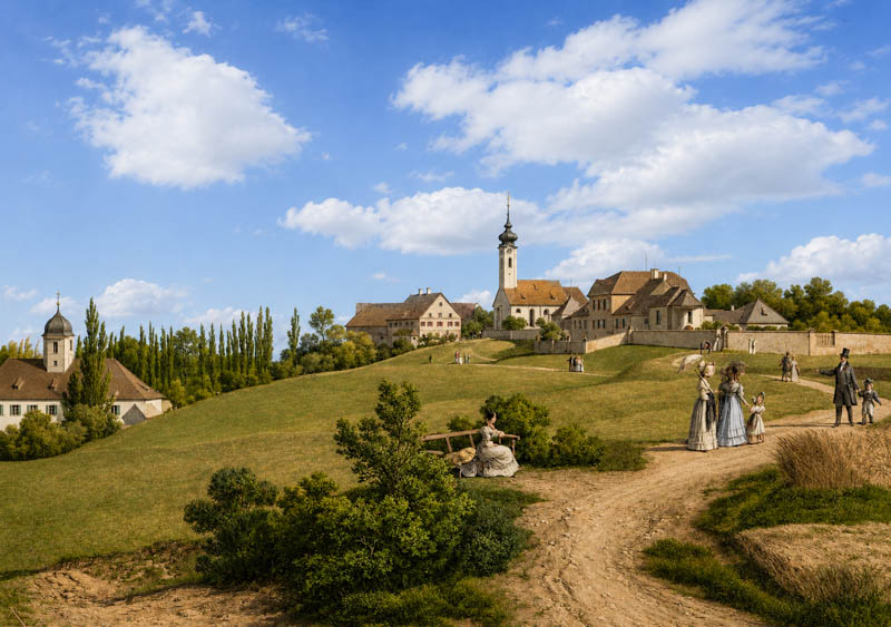 Malerische Topographie