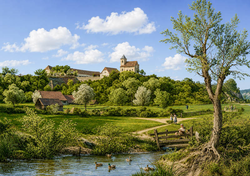 Malerische Topographie