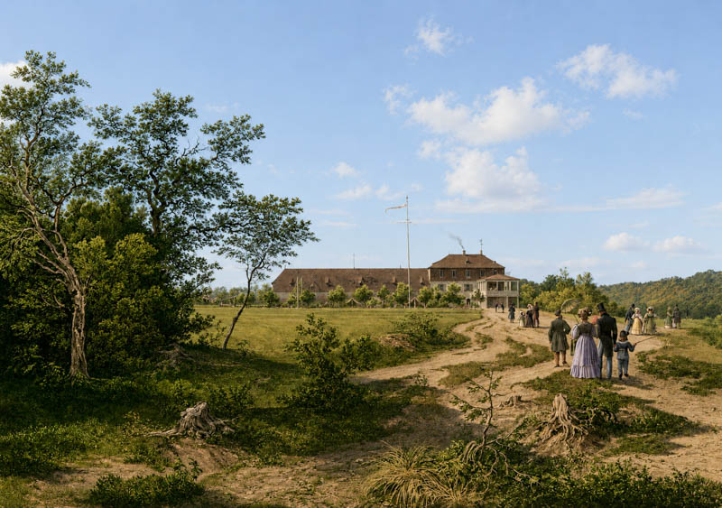 Malerische Topographie