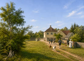 Malerische Topographie