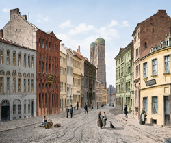 Die Promenadenstraße. 1840