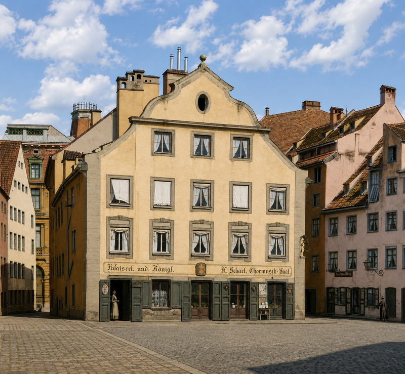 Die „Hochbrückenstraße„ (das Bletschacher-Haus) 