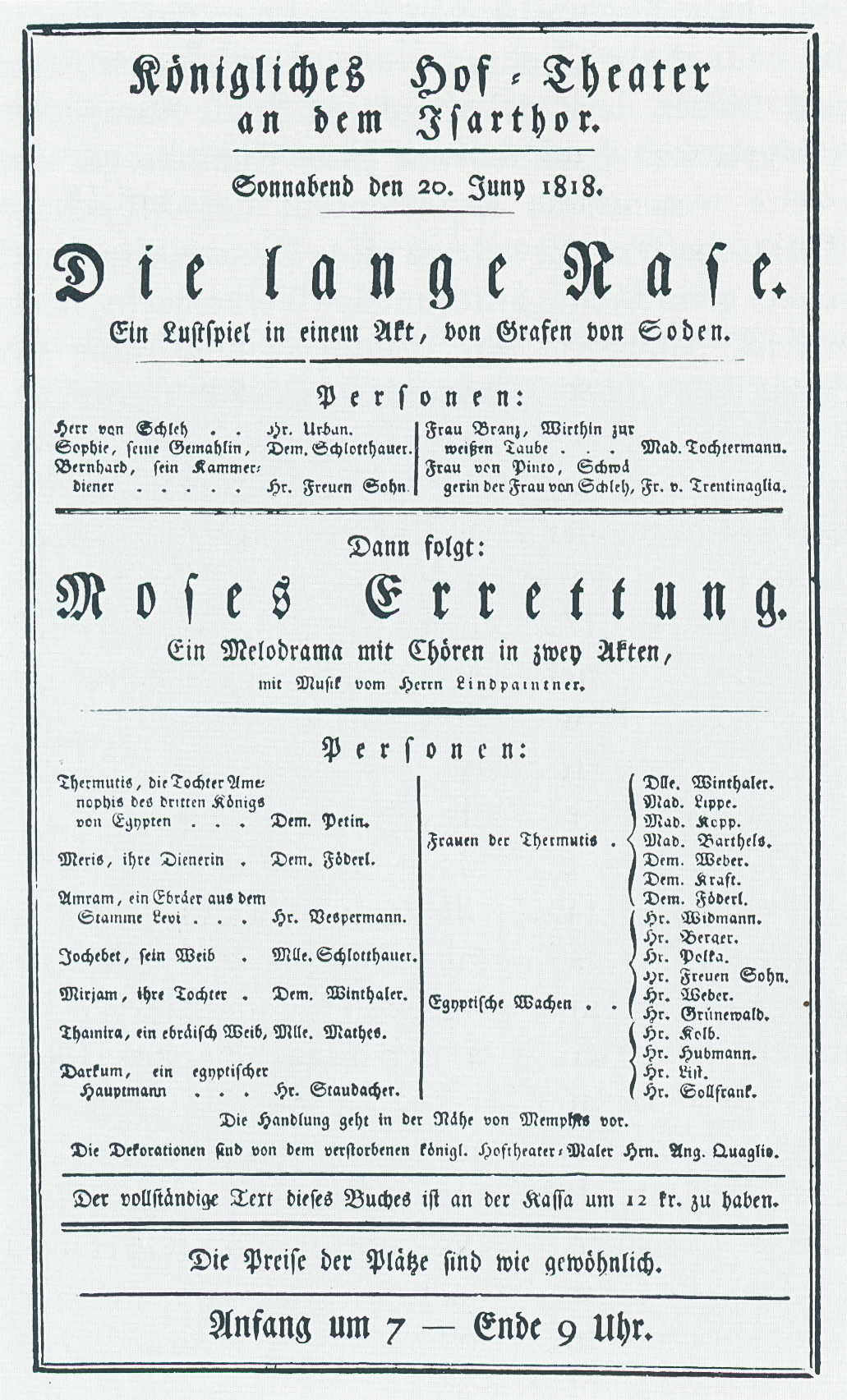 Plakat, Isartortheater