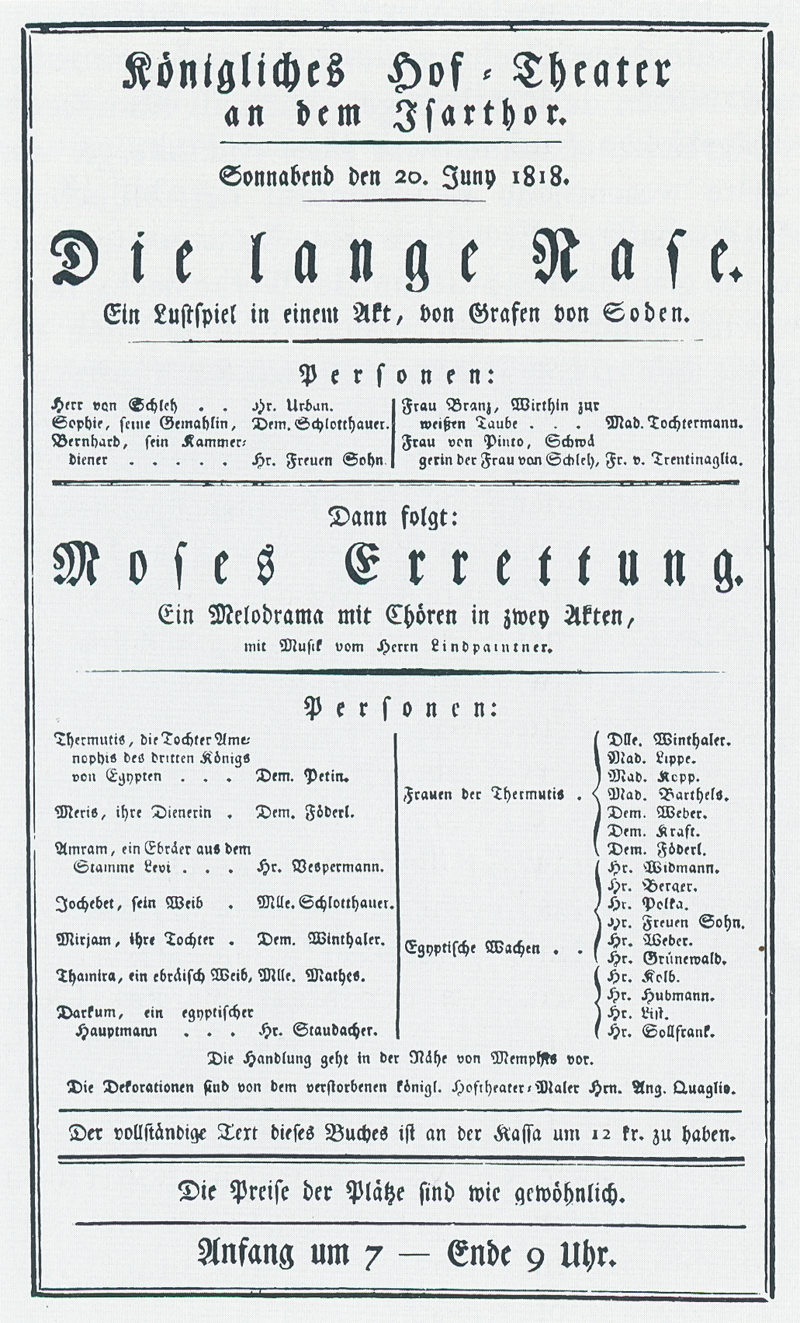 Plakat - Die lange Nase