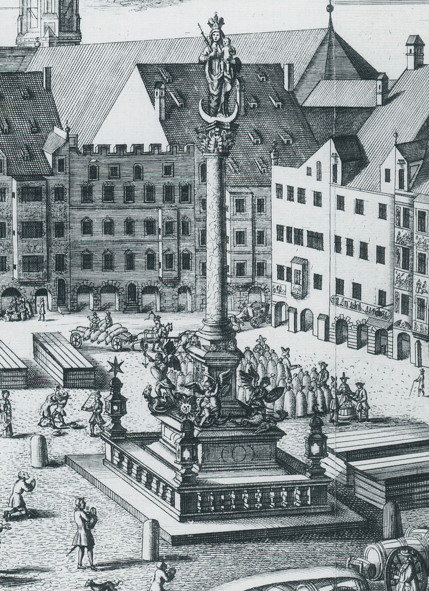 Der Markt zu München (Ausschnitt)