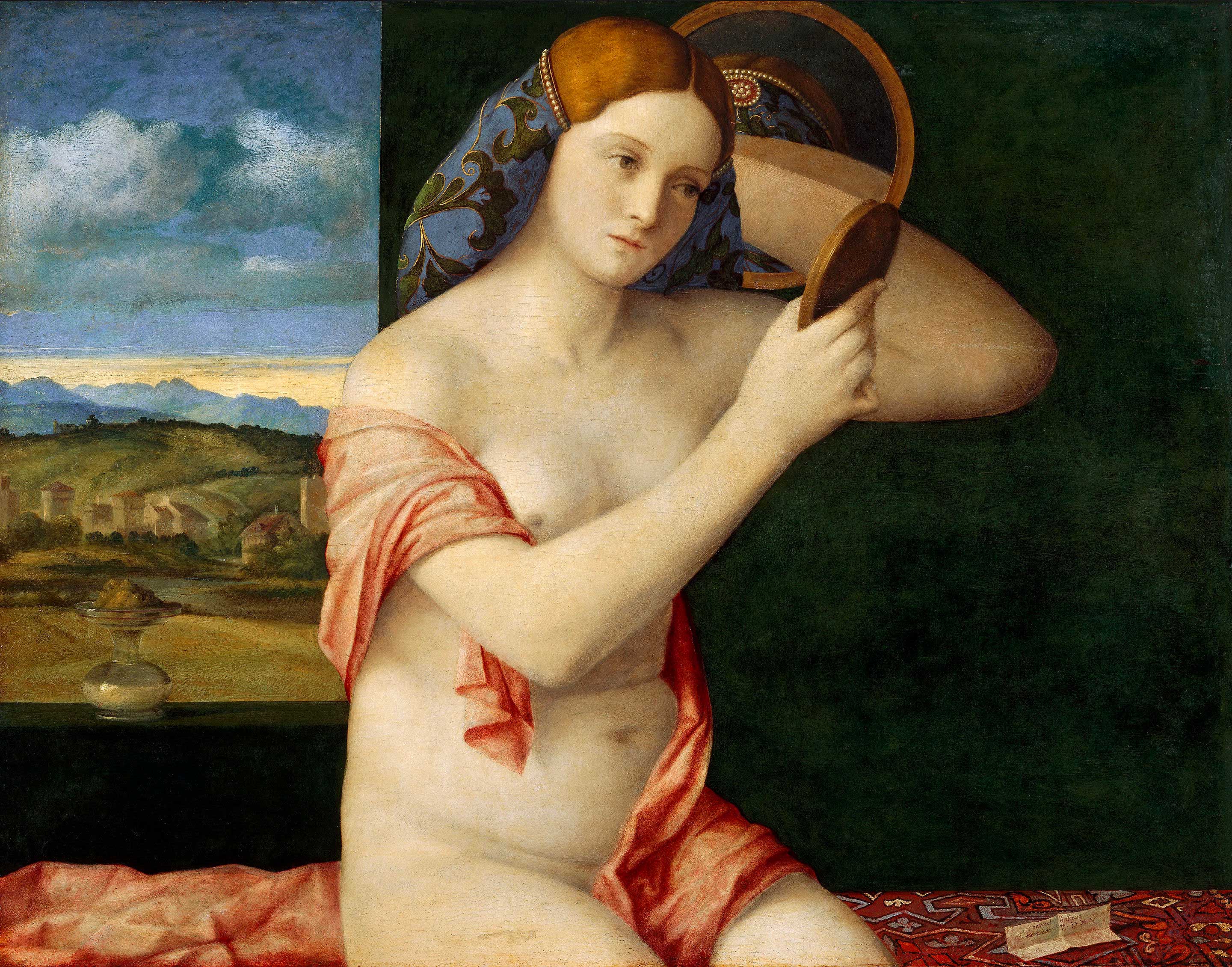 Bellini Giovanni - Junge Frau bei der Toilette