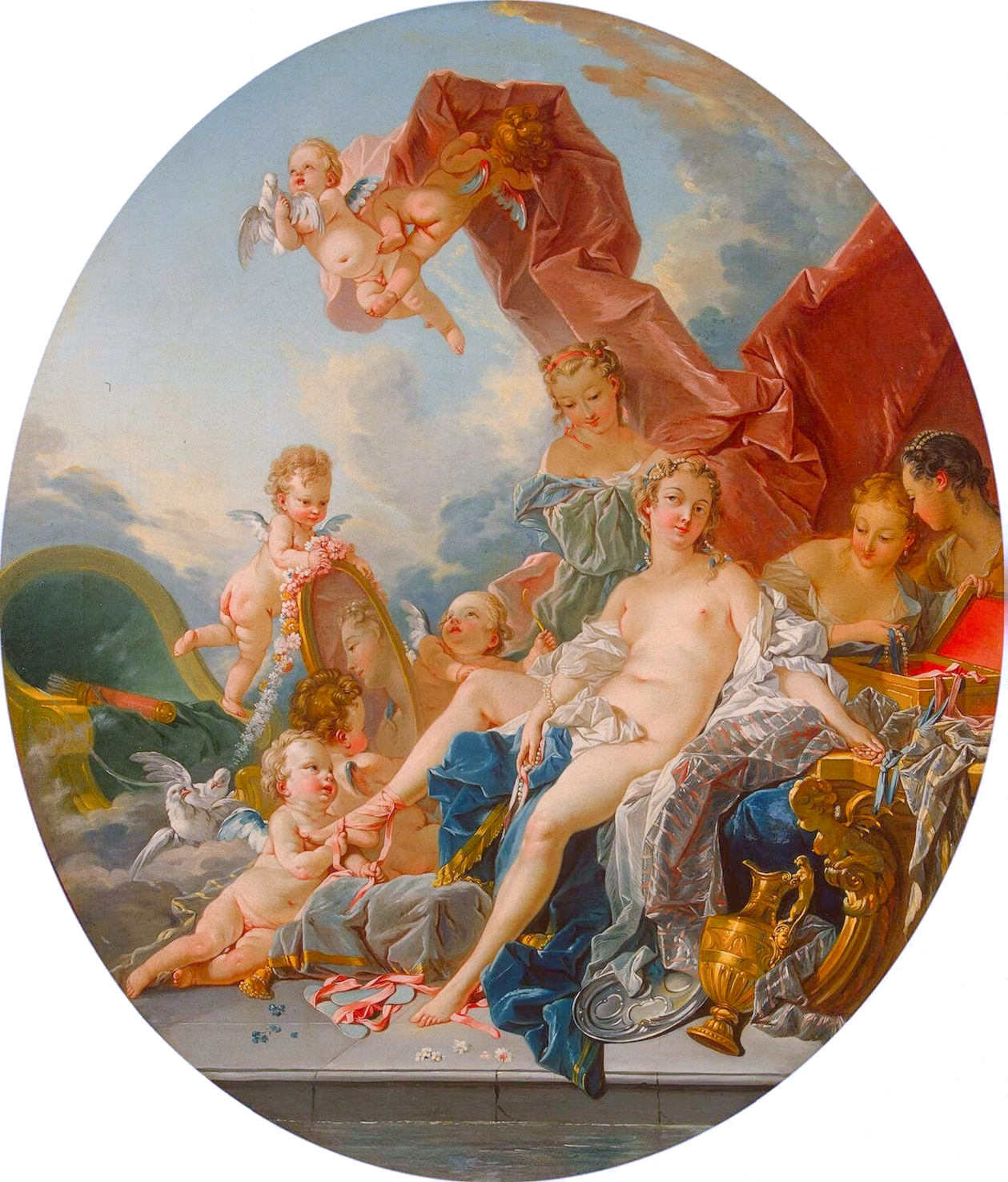 Boucher François - Die Toilette der Venus