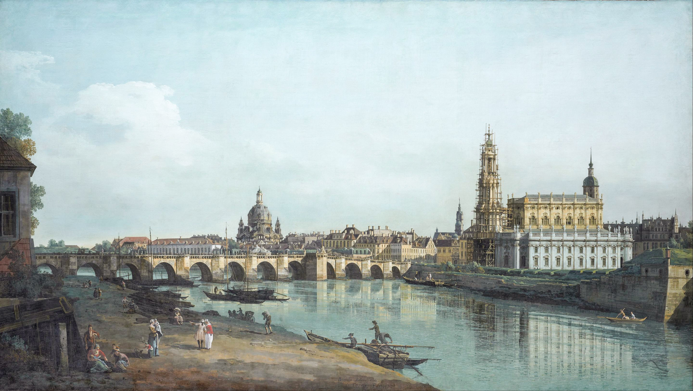 Bellotto Bernardo - Blick auf Dresden
