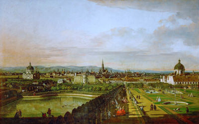 : Wien, vom Belvedere aus gesehen - Bellotto Bernardo