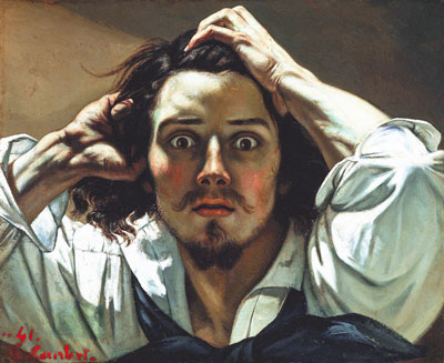 Selbstporträt - Der Verzweifelte - Courbet Gustave