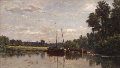 Boote auf der Oise - Daubigny Charles-François