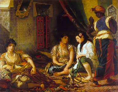 Die Frauen von Algier - Delacroix Eugène 