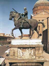 Donatello - Reiterdenkmal des Gattamelata in Padua