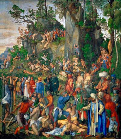Dürer Albrecht - Marter der zehntausend Christen