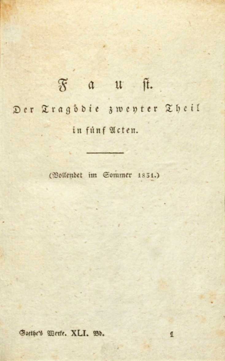 Goethe Johann Wolfgang - Faust II