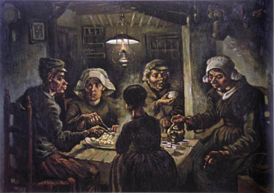Die Kartoffelesser - Gogh Vincent van