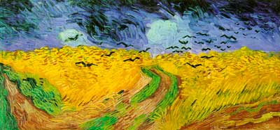 Kornfeld mit Krähen - Gogh Vincent van