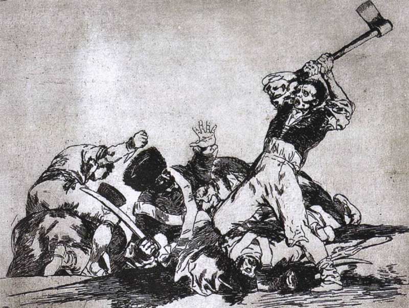 Schrecken des Krieges - Goya Francisco de