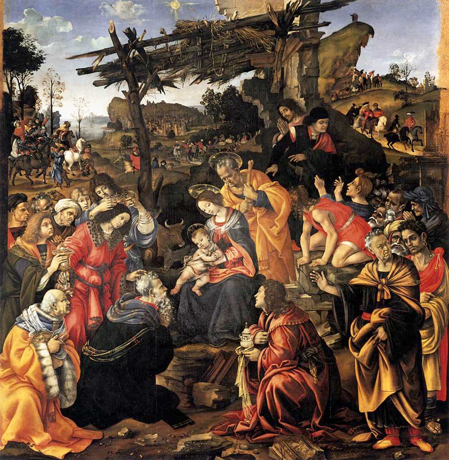 Filippino Lippi - Anbetung der Könige