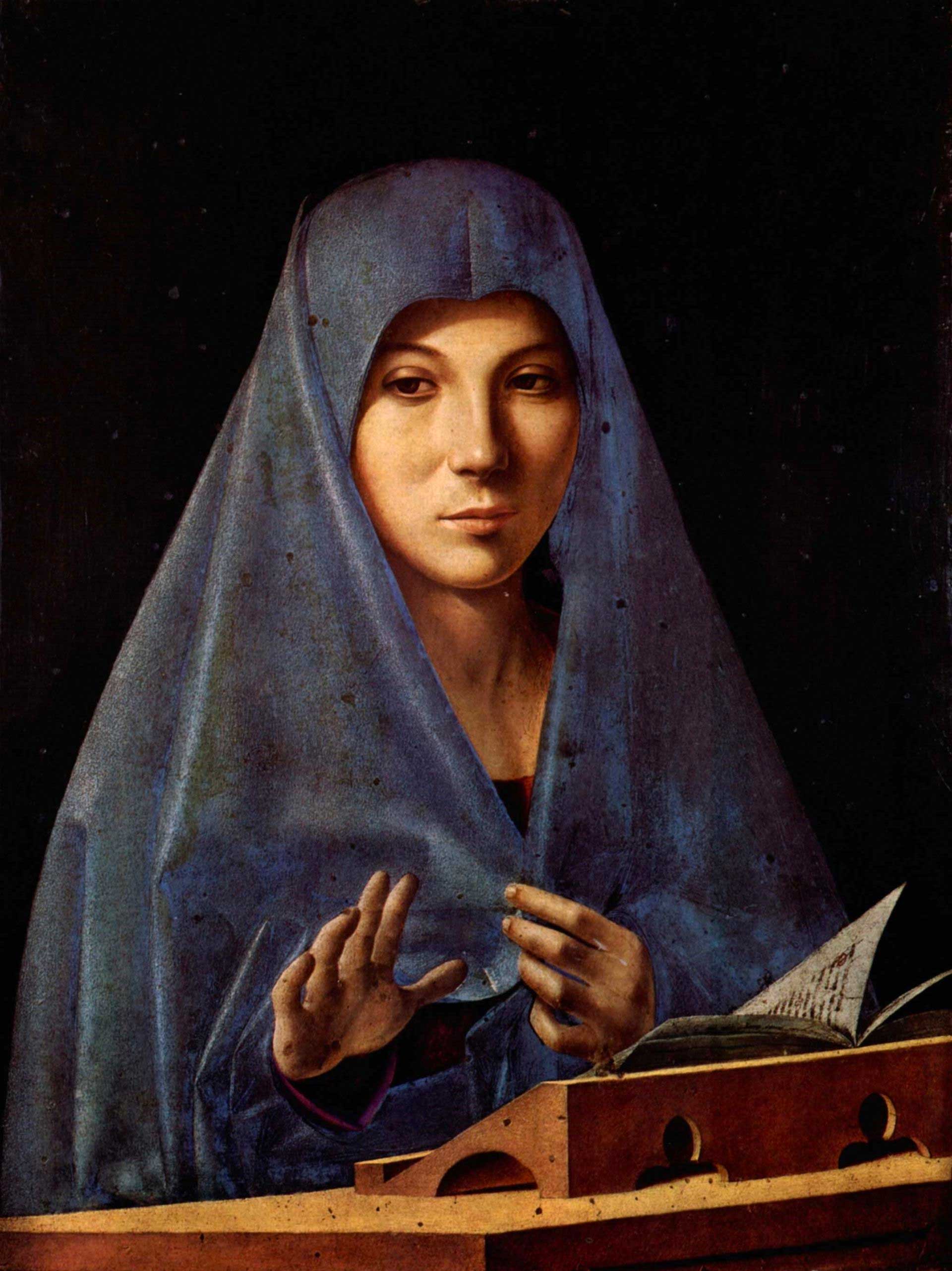 Messina Antonello da - Maria der Verkündigung