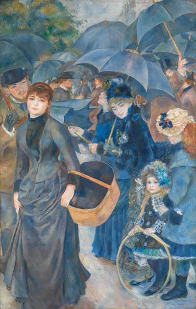 Renoir Auguste - Drei Regenschirme