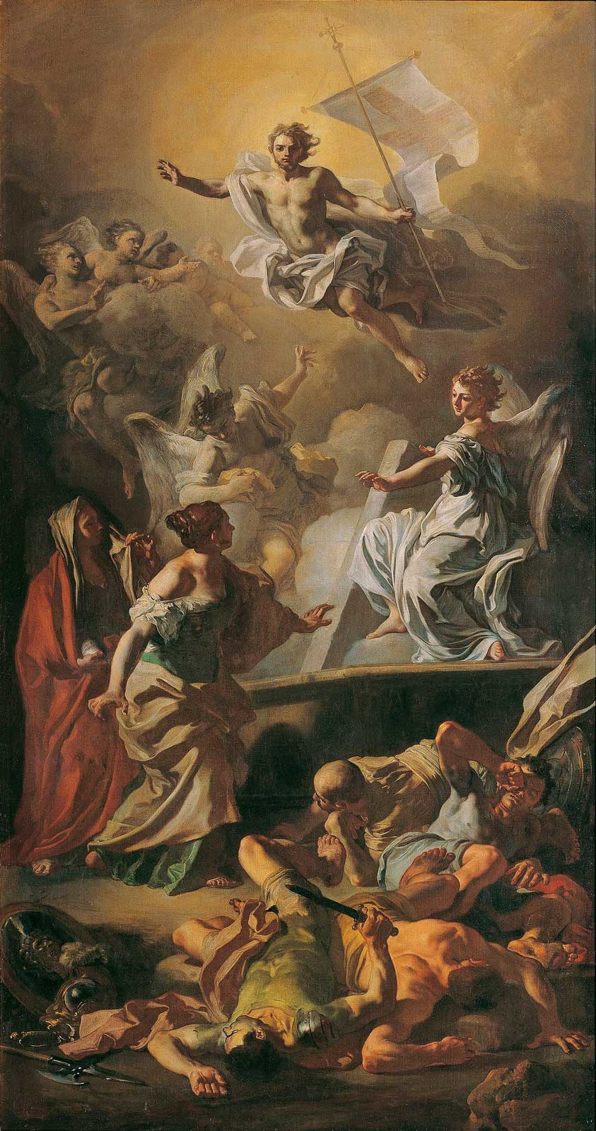Solimena Francesco - Auferstehung Christi