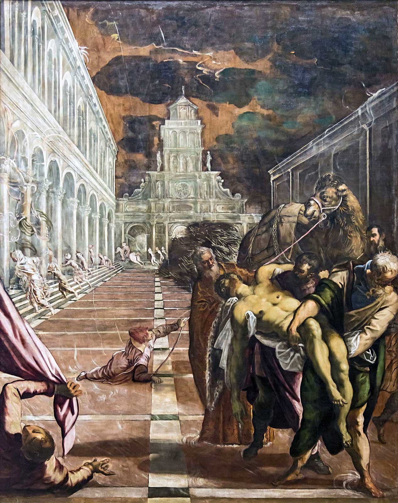 Tintoretto Jakobo - Die Bergung des Leichnams des heiligen Markus