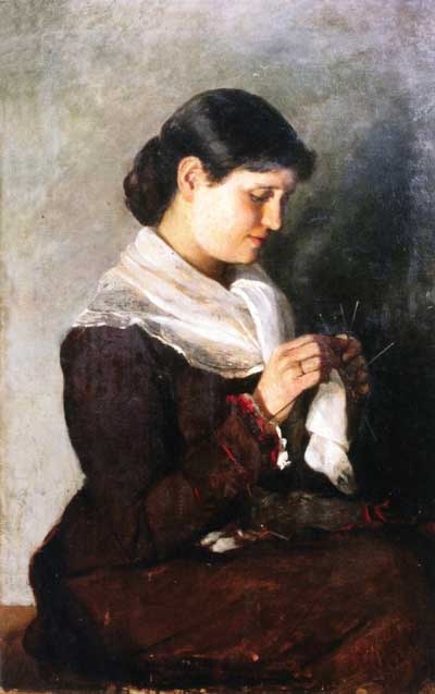 Porträt Vera Repin (Marianne von Werefkin) - Werefkin Marianne