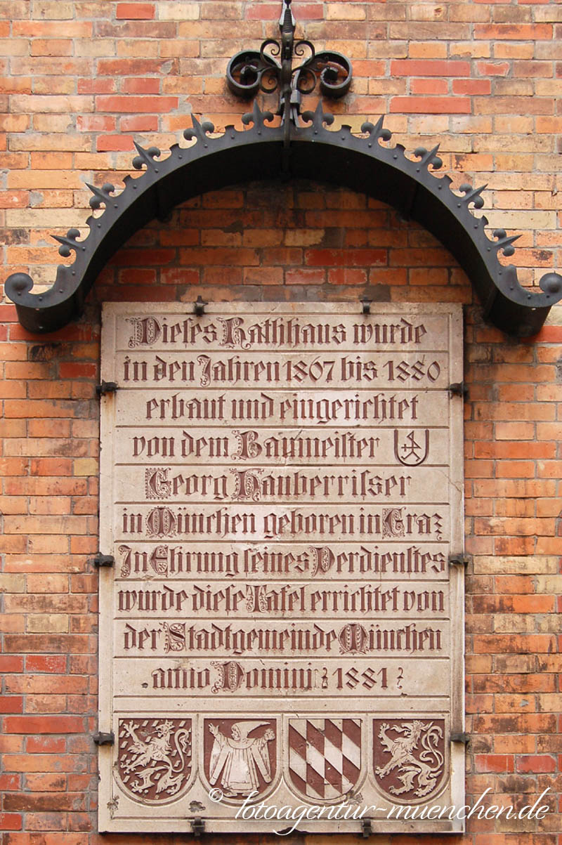 Gedenktafel - Neues Rathaus