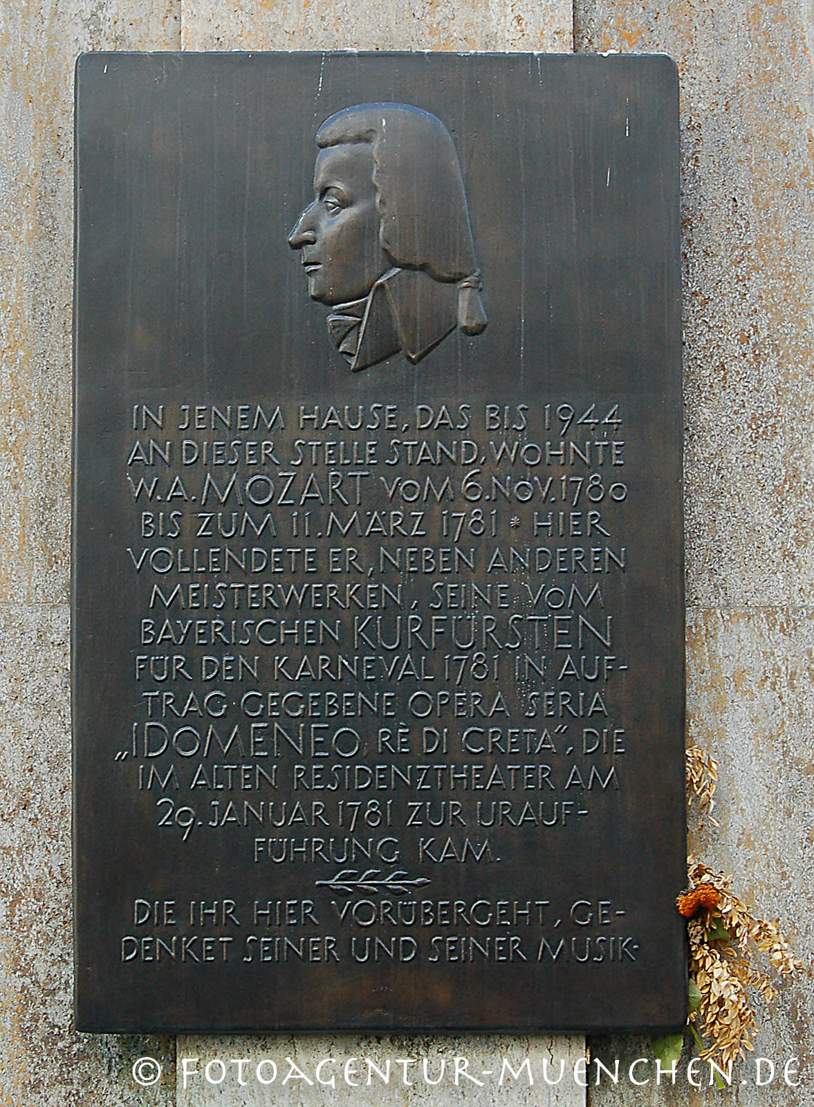 Gedenktafel Mozart