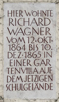 Gedenktafel - Richard Wagner