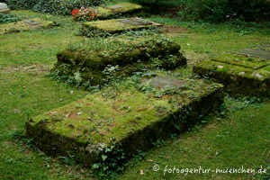 Gerhard Willhalm – Vermooste Grabsteine auf dem Waldfriedhof