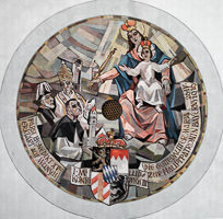 Rundbild zur Erinnerung an die Konsekration der Kirche