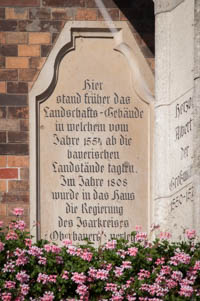 Gerhard Willhalm – Gedenktafel - Landschaftsgebäude