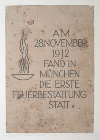 Erste Feuerbestattung