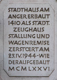  - Gedenktafel - Stadthaus