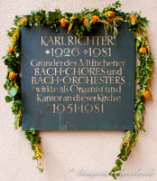  - Gedenktafel - Karl Richter